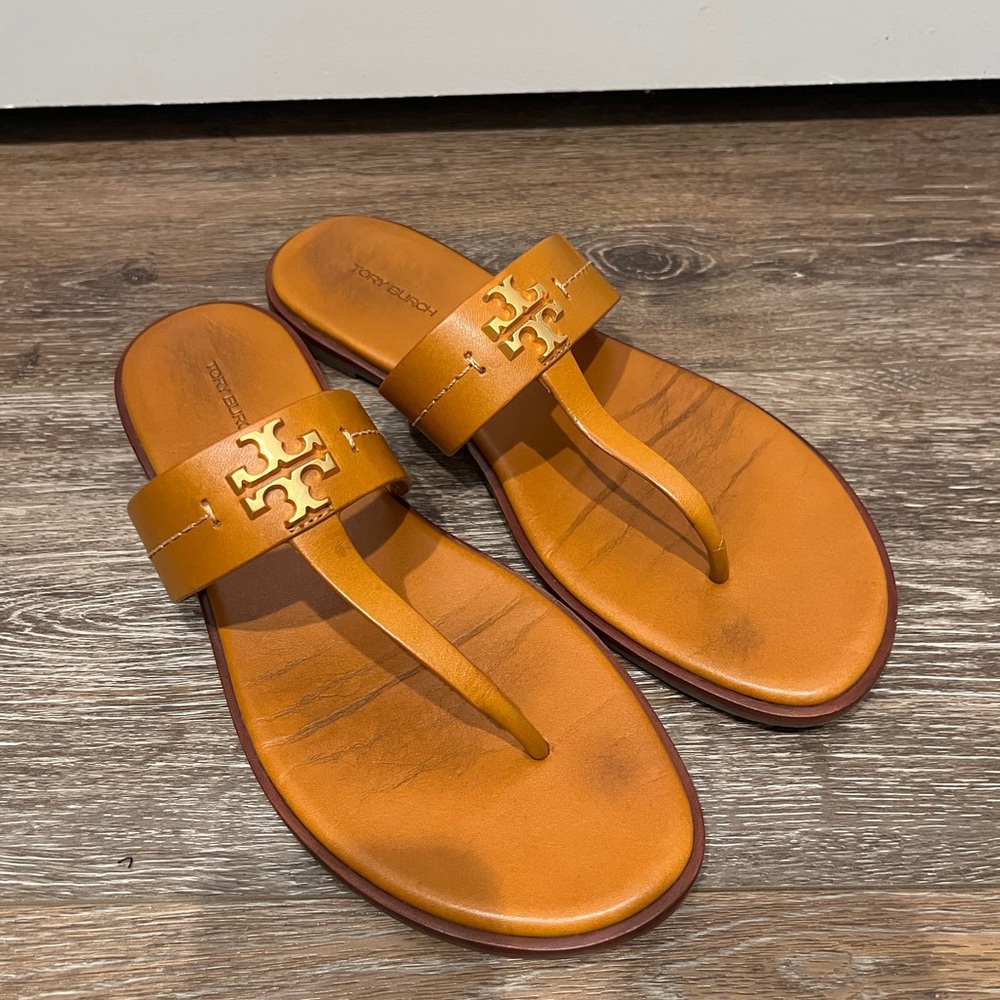 Tory Burch Tan Leather Sandals size 9